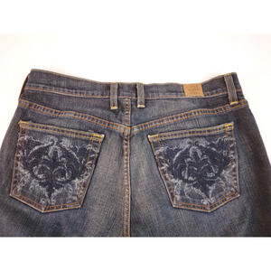 Lucky Brand by Gene Montesano Women Jeans 8/29 Bootcut Embroidered Rear Pockets